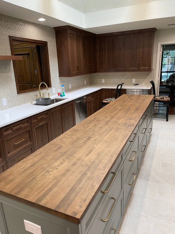 Maple Butcher Block Counter