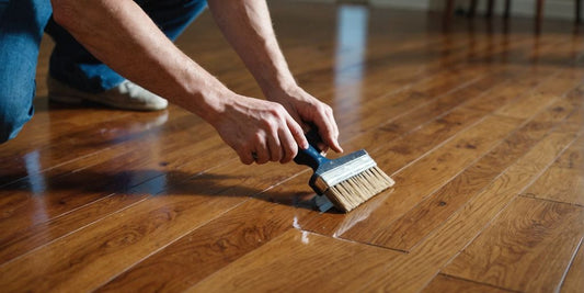 Applying polyurethane on hardwood floor