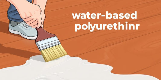 Applying water-based polyurethane on wooden floor