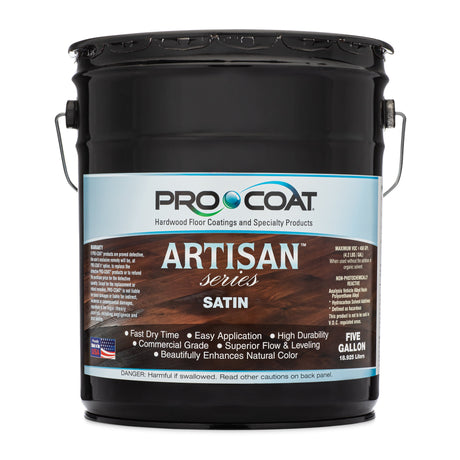 Oil-based polyurethane wood floor finish in 5-gallon pail by ProCoat