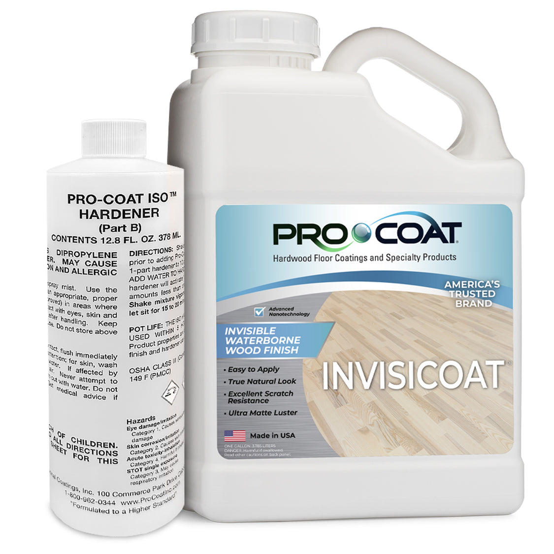 Invisicoat® Invisible Water-Based Polyurethane | Natural Raw Wood ...