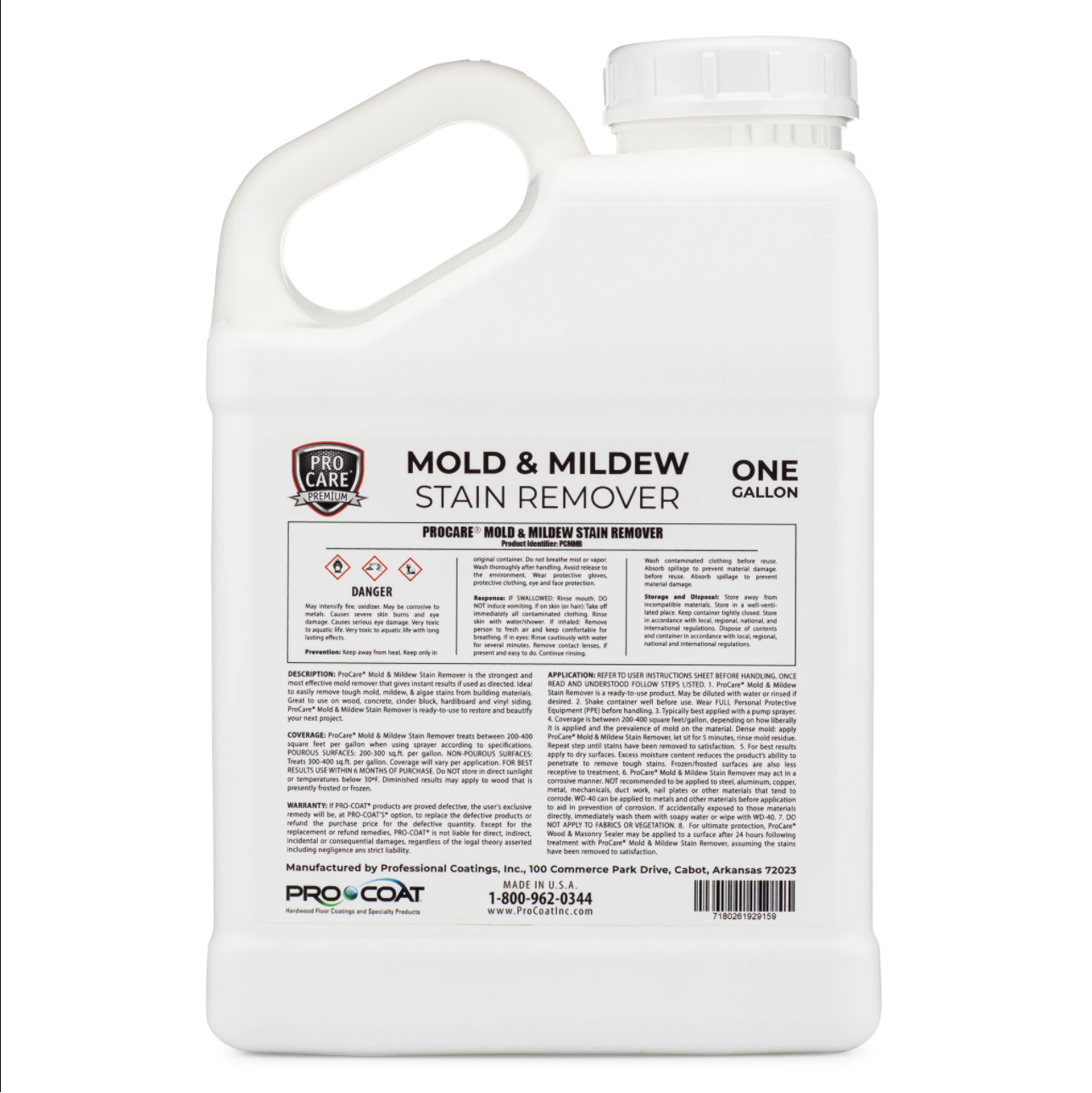 ProCare® Mold & Mildew Stain Remover - 1 Gallon