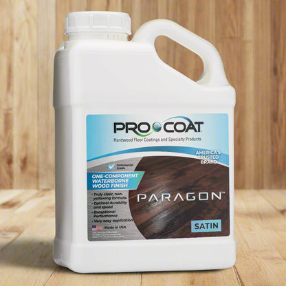 paragon water based finish for hardwood floors, residential & commercial.