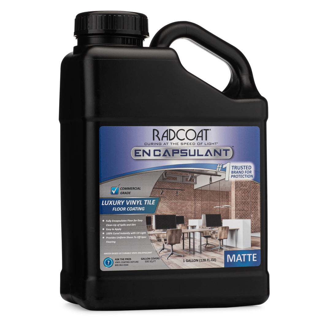 Radcoat® Encapsulant™ UV Curable Waterborne Finish for LVP